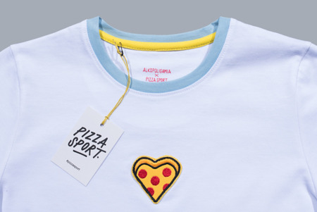 Koszulka Pizza Sport Damski błękit