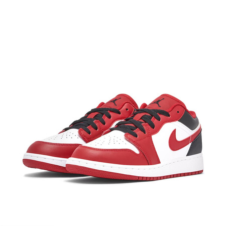 Buty Air Jordan 1 Low (553560-163) White/Gym Red-Black