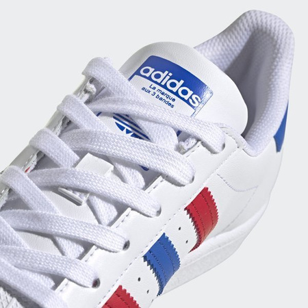 BUTY ADIDAS SUPERSTAR (FW5851) CLOUD WHITE / BLUE / SCARLET