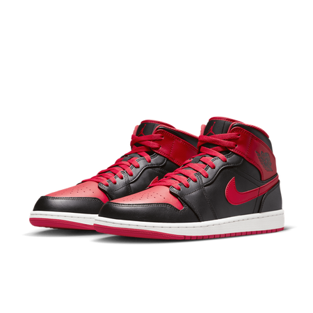 Buty Jordan 1 MID (DQ8426-060) Black/Fire Red- White