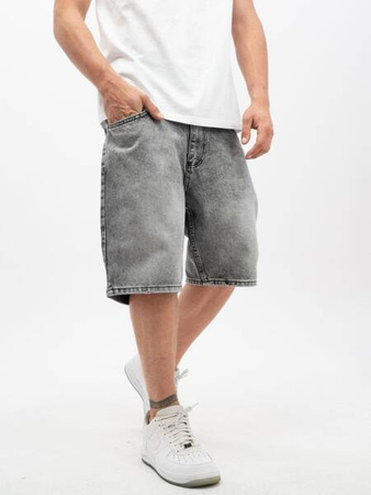 Krótkie Spodenki JIGA WEAR Jeans Wasched Black