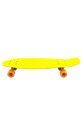 Deskorolka Big Fish Skateboards Yellow/Steel/Orange