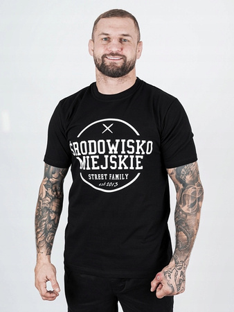 Koszulka Środowisko Miejskie "THEME" Black/White