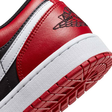 Buty Air Jordan 1 Low (553558-066) Black/Gym Red-White