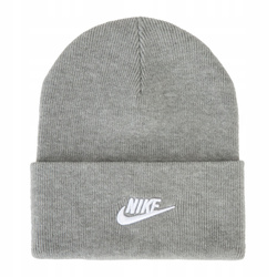Czapka Zimowa Nike Peak Futura Beanie (HF0186-063) Dark Grey Heather/White
