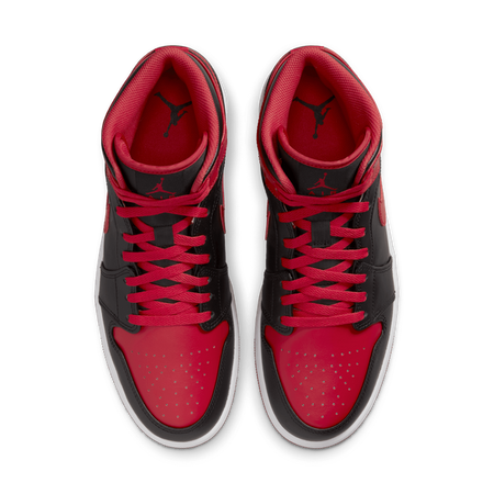 Buty Jordan 1 MID (DQ8426-060) Black/Fire Red- White