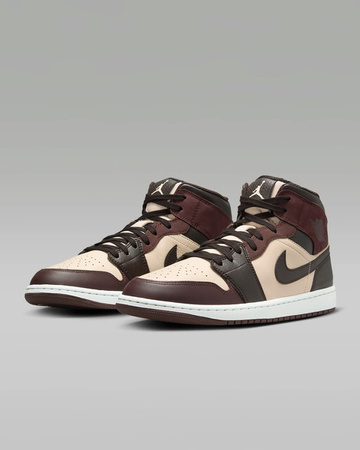 Buty Air Jordan 1 Mid (FZ4359-200) Velvet Brown/Sanddrift/Metallic Gold/Earth