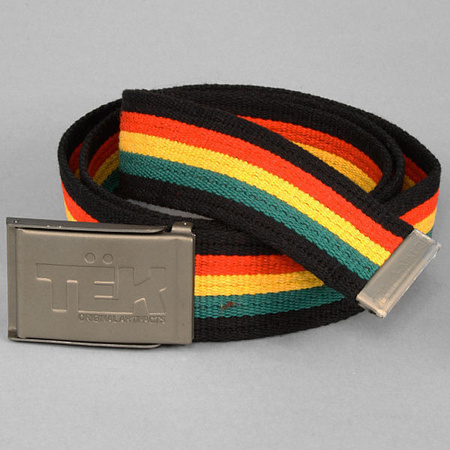 Pasek Teknik Classic black/green/yellow/red