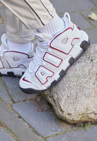Buty Nike Air More Uptempo '96 (FB1380-100) Summit White/Team Best Grey/Team Red
