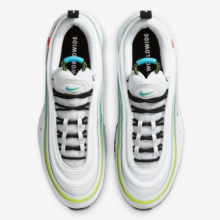 Buty Nike Air Max 97 “Worldwide Pack” (CZ5607-100) White/Blue Fury/Black/Volt