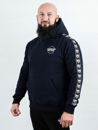 Bluza z kapturem ŚRODOWISKO MIEJSKIE "Classic Lampas" Navy