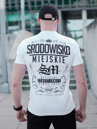 Koszulka Środowisko Miejskie "THEME" White/Black