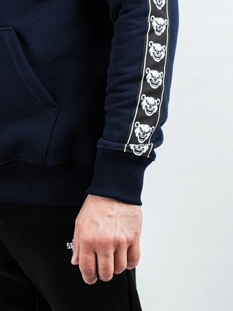 Bluza z kapturem ŚRODOWISKO MIEJSKIE "Classic Lampas" Navy