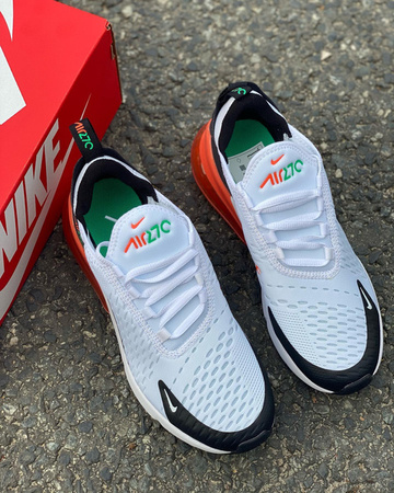 Buty Nike Air Max 270 (943345-107) White Turf Orange 