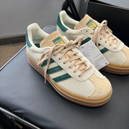 Buty Adidas Gazelle Bold (ID7056) Cream White / Collegiate Green / Magic Beige