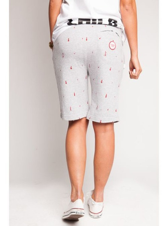 Szorty Diamante Wear Classic Bong Pattern szare