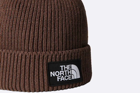 CZAPKA The North Face TNF Logo Box Cuff Beanie (NF0A8CHE1OI) Smoke Brown