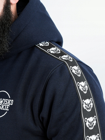 Bluza z kapturem ŚRODOWISKO MIEJSKIE "Classic Lampas" Navy