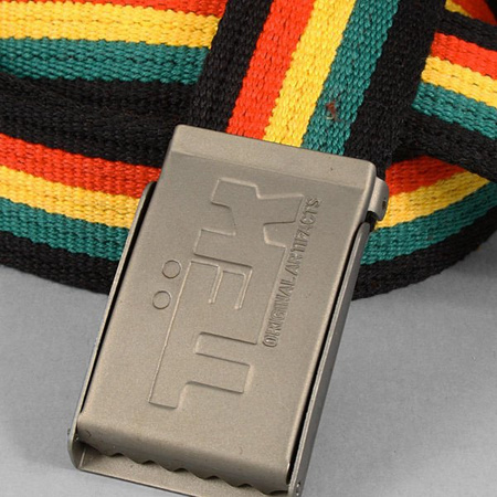 Pasek Teknik Classic black/green/yellow/red