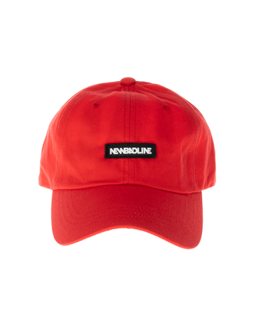 CZAPKA 6 PANEL NEW BAD LINE BASIC RED