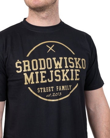 Koszulka Środowisko Miejskie ""THEME" Black/Gold