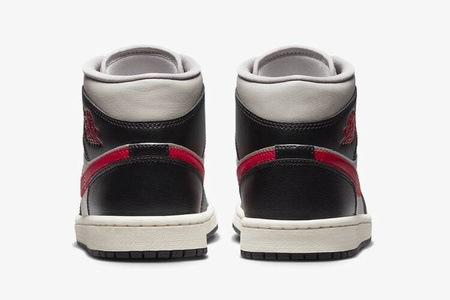 Buty Air Jordan 1 Mid (BQ6472-060) Black/Gym Red-College Grey