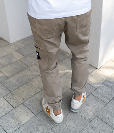 Spodnie Elade JOGGER CARGO Beige