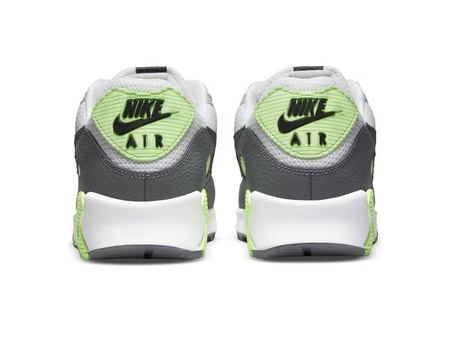 Buty Nike Air Max 90 (DJ6897-100) BWHITE/AQUAMARINE-LIME GLOW-OFF NOIR