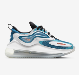 Buty Nike Air Max ZEPHYR GS (CN8511-005) Grey Fog/Aquamarine/Turf Orange/Turf Orange