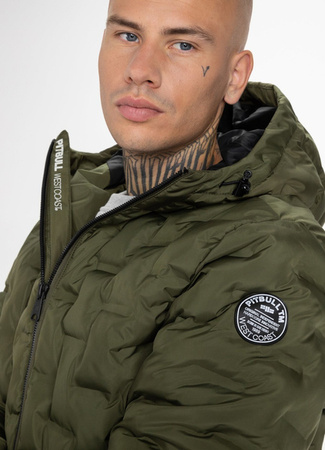 Kurtka zimowa Pit Bull Carver Quilted Hooded Olive