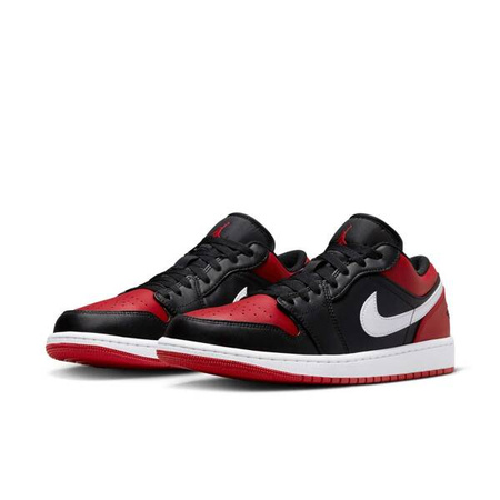 Buty Air Jordan 1 Low (553558-066) Black/Gym Red-White