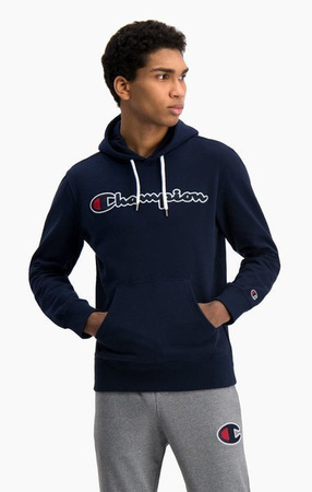 Bluza Champion HOODIE SCRIPT LOGO (214718) Navy