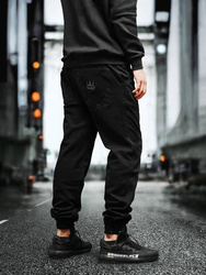 Spodnie Jigga Wear Jogger Crown Black/Grey