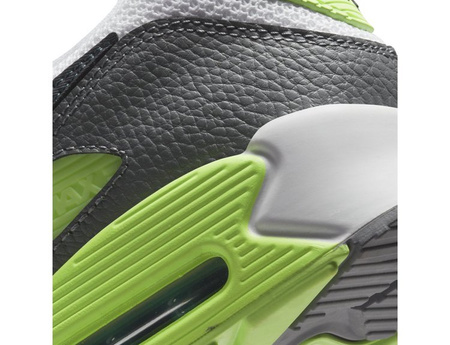 Buty Nike Air Max 90 (DJ6897-100) BWHITE/AQUAMARINE-LIME GLOW-OFF NOIR