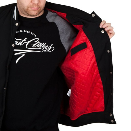 Kurtka Chillout Clothes Baseball CO black