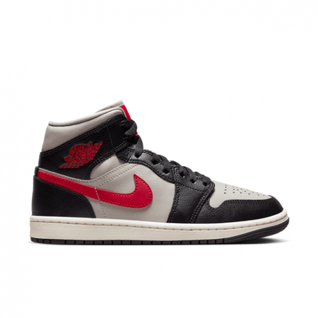 Buty Air Jordan 1 Mid (BQ6472-060) Black/Gym Red-College Grey