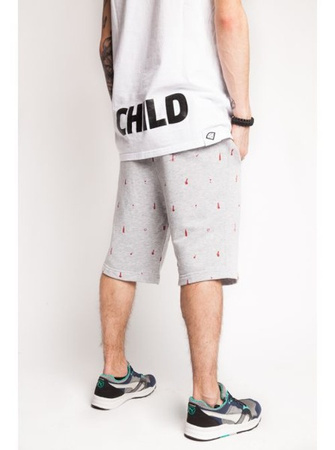 Szorty Diamante Wear Classic Bong Pattern szare