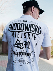 Koszulka Środowisko Miejskie "THEME" White/Black