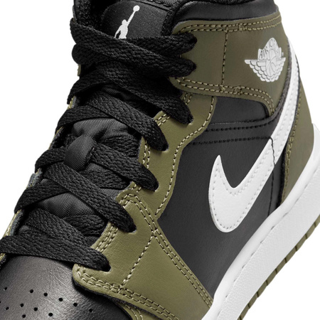 Buty Air Jordan 1 Mid (DQ8423-092) Black/Medium Olive/White