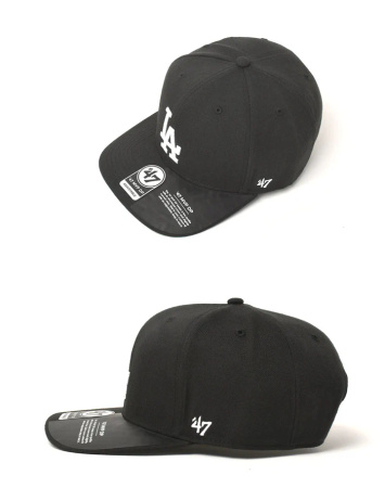 Czapka MLB Los Angeles Dodgers '47 COLD ZONE MVP (B-CLZOE12WBP) Black