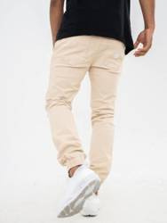 Spodnie Jigga Wear Jogger Crown Beige/White 