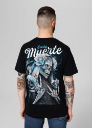 Koszulka Pit Bull SANTA MUERTE Black