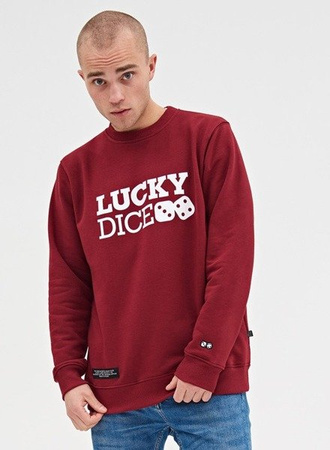 Bluza Lucky Dice LOGO ONE (RUBY)