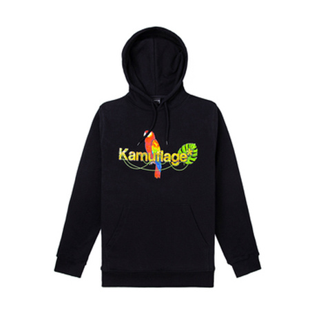 Bluza KAMUFLAGE HOODIE PAPUGA BLACK