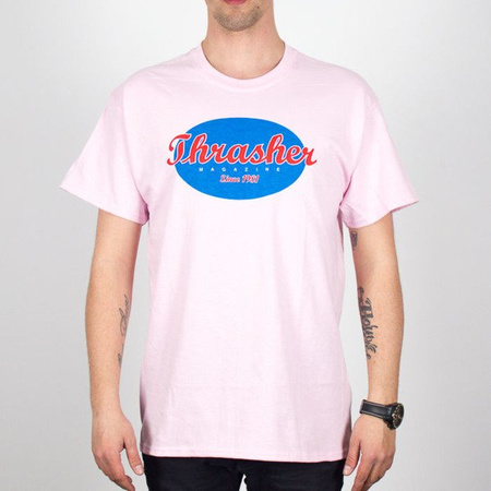 Koszulka Thrasher Oval Pink