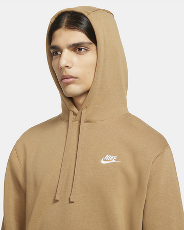 Bluza Nike Sportswear Hoodie Club Fleece (BV2654-722) Dark Driftwood/Dark Driftwood/White