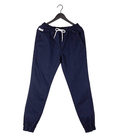 Spodnie Elade JOGGER ICON MINI LOGO NAVY BLUE