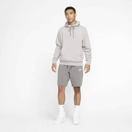 Spodenki krótkie NIKE Club Fleece (BV2772-063) Grey Heather/White