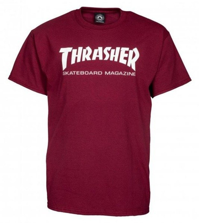 Koszulka THRASHER SKATE MAG MAROON