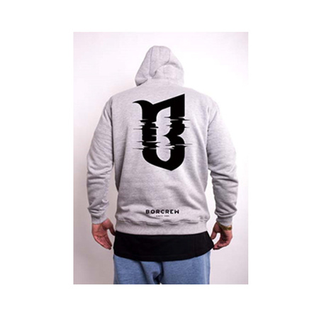 Bluza B.O.R Glitch grey